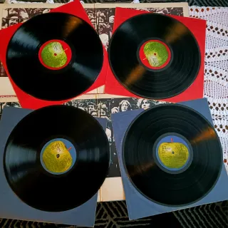 Vinili The Beatles Rosso e Blu