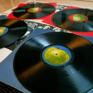 Vinili The Beatles Rosso e Blu