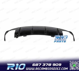 DIFUSOR MERCEDES CLA W117 13-18 LOOK AMG CLA45 NEGRO BRILLO