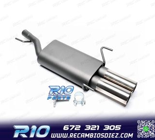 SILENCIOSO ESCAPE PARA OPEL ASTRA 1998-2009 x2