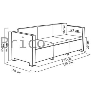 Muebles Jardín Manhattan Grafito