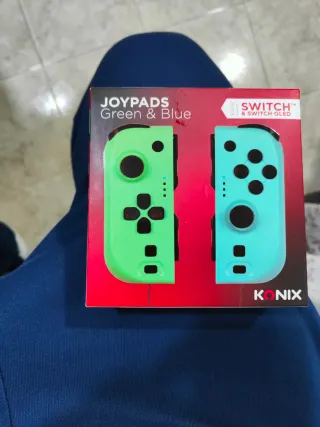 Joypads Konix para Nintendo Switch Verde y Azul
