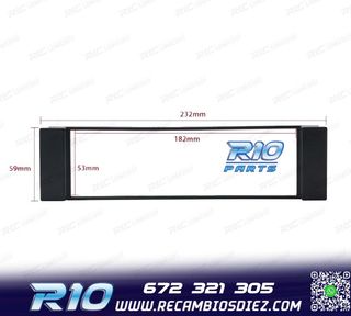 MARCO NEGRO RADIO 1-DIN AUDI A3 8L A6 4B SEAT LEON TOLEDO FI