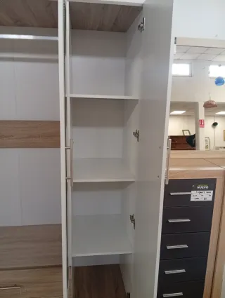 Armario 3 puertas espejo 2 cajones