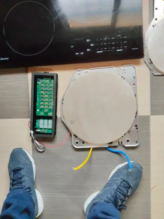 Placa de inducción y componentes