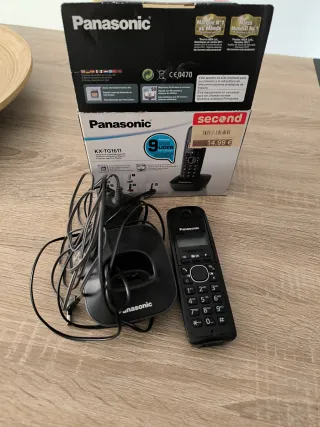 Teléfono Panasonic KX-TG1611 Negro