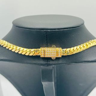 CADENA CUBANA 6MM 18K