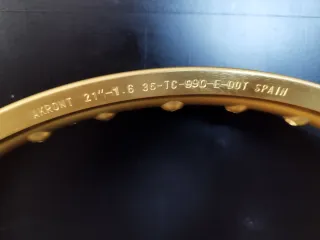 Aros Akront Dorados Tubeless Moto Trial