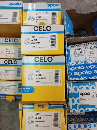 Lote abrazaderas APOLO / CELO