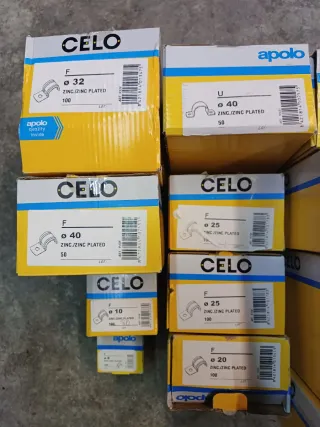 Lote abrazaderas APOLO / CELO