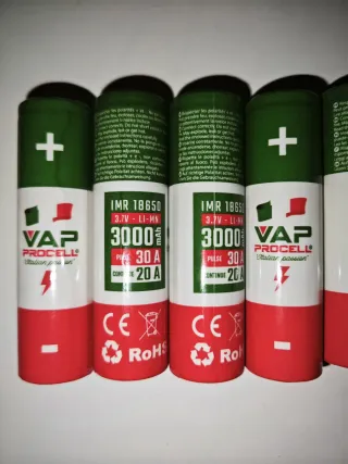 VAP PROCELL - Batteria 18650 3000mAh