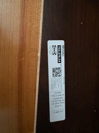 Mueble Zapatero Ikea BRUSALI Marrón