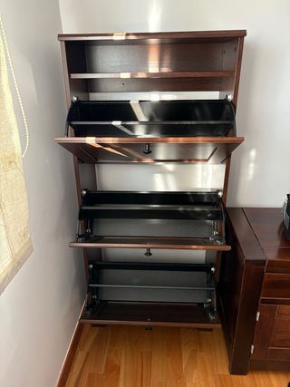 Mueble Zapatero Ikea BRUSALI Marrón