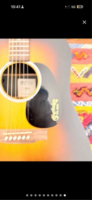 Guitarra Martin DX 2E Burst Anuncio para Francisca