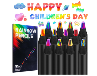 Set 12 Matite Arcobaleno Multicolore