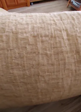 Sofá de 2 plazas tela beige