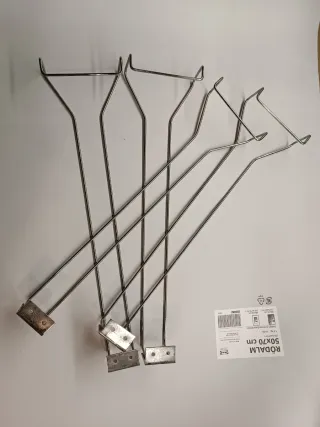 4 Soportes Porta copas para balda