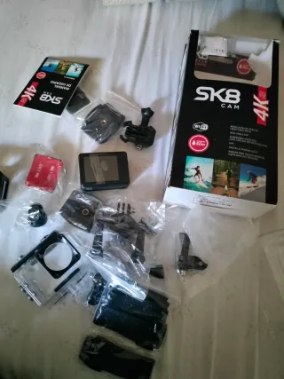 Cámara Deportiva SK8 4K Ultra HD Sumergible 50m