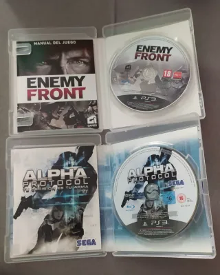 Lote 6 Juegos PS3: Enemy Front, Battlefield 3, Dea