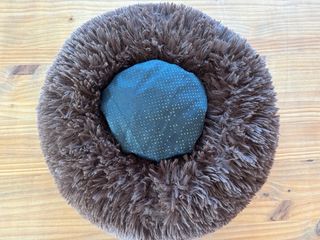 Cama para gato/perro suave marrón