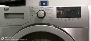 Lavadora Beko plateada 7 KG A+++ rpm 1000