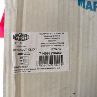 PILOTO TRASERO DERECHO RENAULT CLIO NUEVO 62573