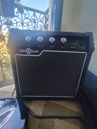 Guitarra eléctrica niños y amplificador Gear4music