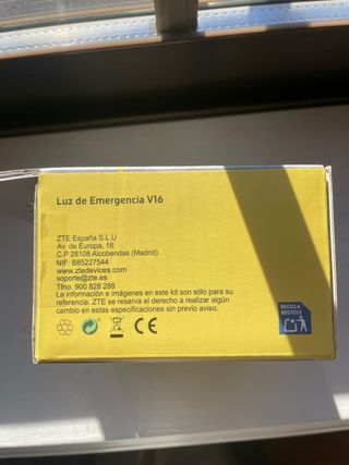 Luz de Emergencia V16 DGT Vodafone ZTE