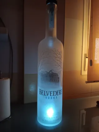 Lote Botellas Vacías Vodka Belvedere 6L y 3L