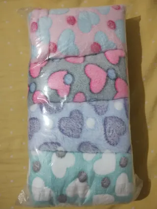 Pack 4 mantas grandes para perros