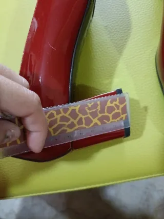 Zapatos Maretto Rojos Tacón Bloque