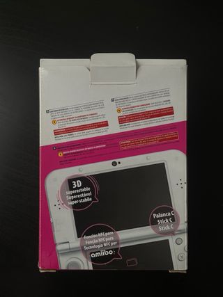 nintendo 3DS XL rosa e bianco