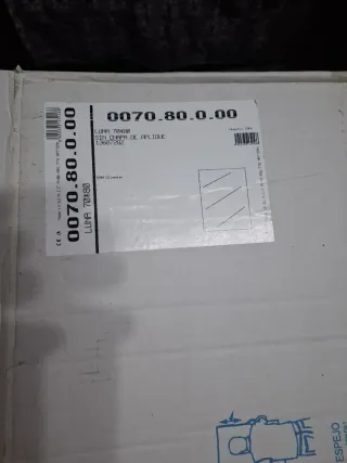 Espejo grande plateado