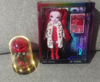 Rosa preservada HelaCueil con LED