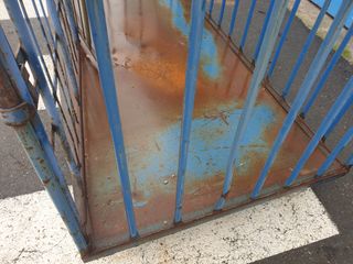 CONTENEDOR JAULA METÁLICO CON RUEDAS