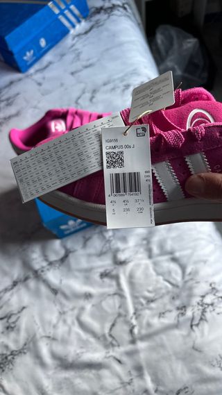 Adidas Campus 00s Rosa Talla 37 1/3