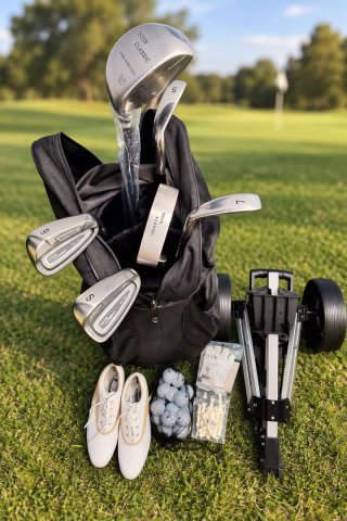 Equipacion completa golf mujer.