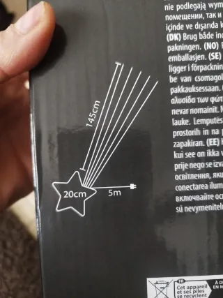 Estrella LED RGB Shooting Star