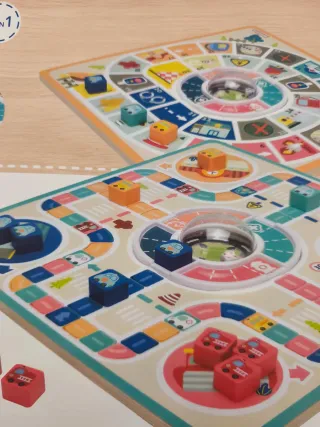 Juego de mesa Parchís y Oca de madera
