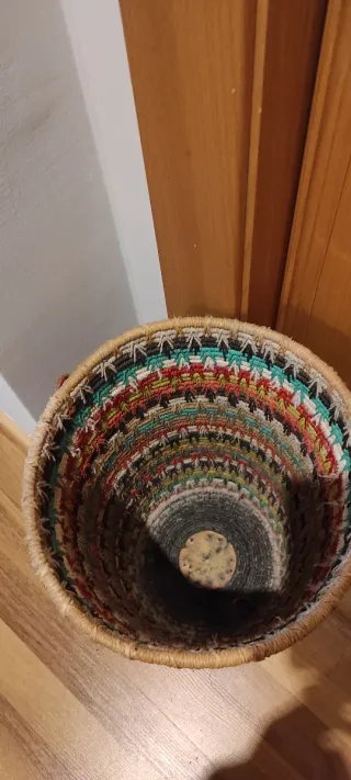 Paragüero artesanal multicolor