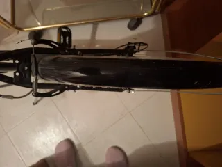 Bicicleta urbana negra