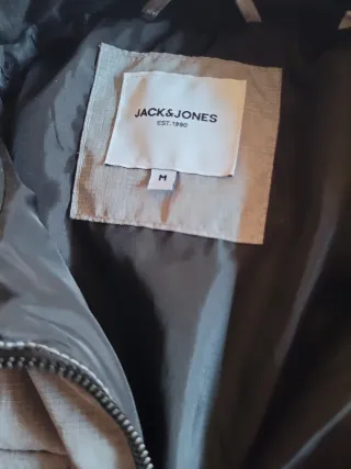 Chaqueta acolchada gris Jack&Jones Talla M