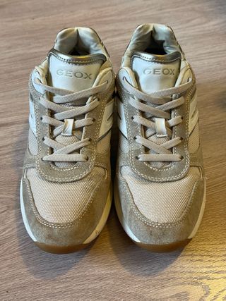 Scarpe Geox beige/oro
