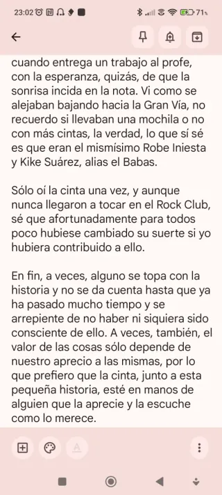 Maqueta Extremoduro Inédita regalada por Robe