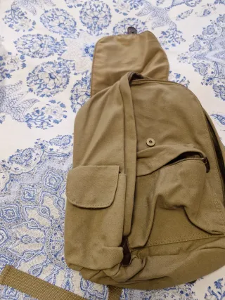 Mochila Safari Beige y Marrón