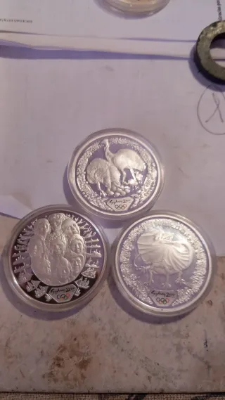 Monedas Plata Australia Sydney 2000