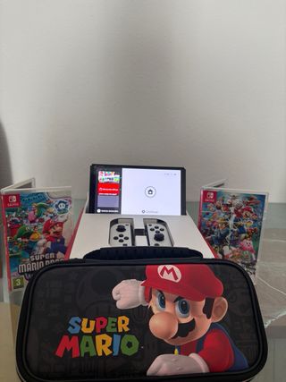Nintendo Switch OLED + Juegos + Accesorios NUEVOS