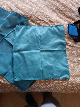 Fundas de cojín azules