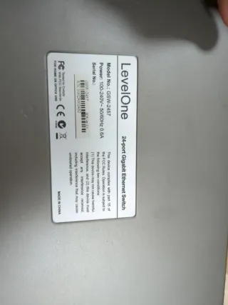 Switch Gigabit 24 Puertos Level One