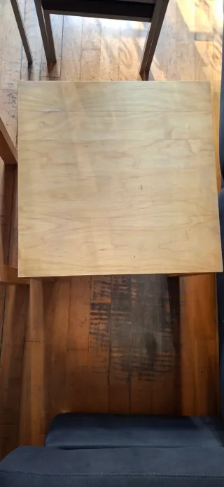 Juego de 2 mesas auxiliares de madera